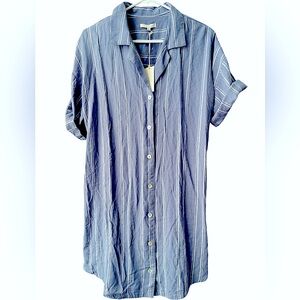 NWT Z SUPPLY SHIRT DRESS LINEN BLEND